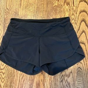 Lululemon black speed up shorts!!!